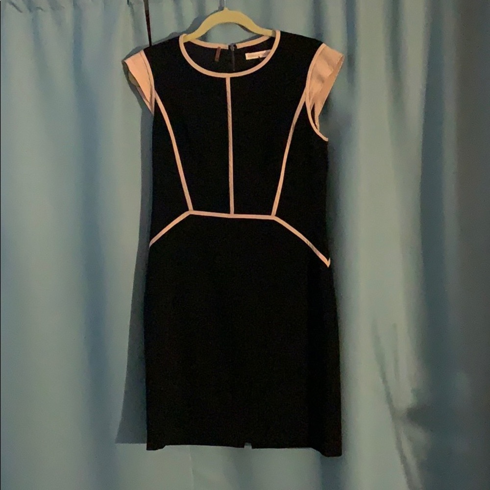 Rebecca Taylor size 6 black and beige dress